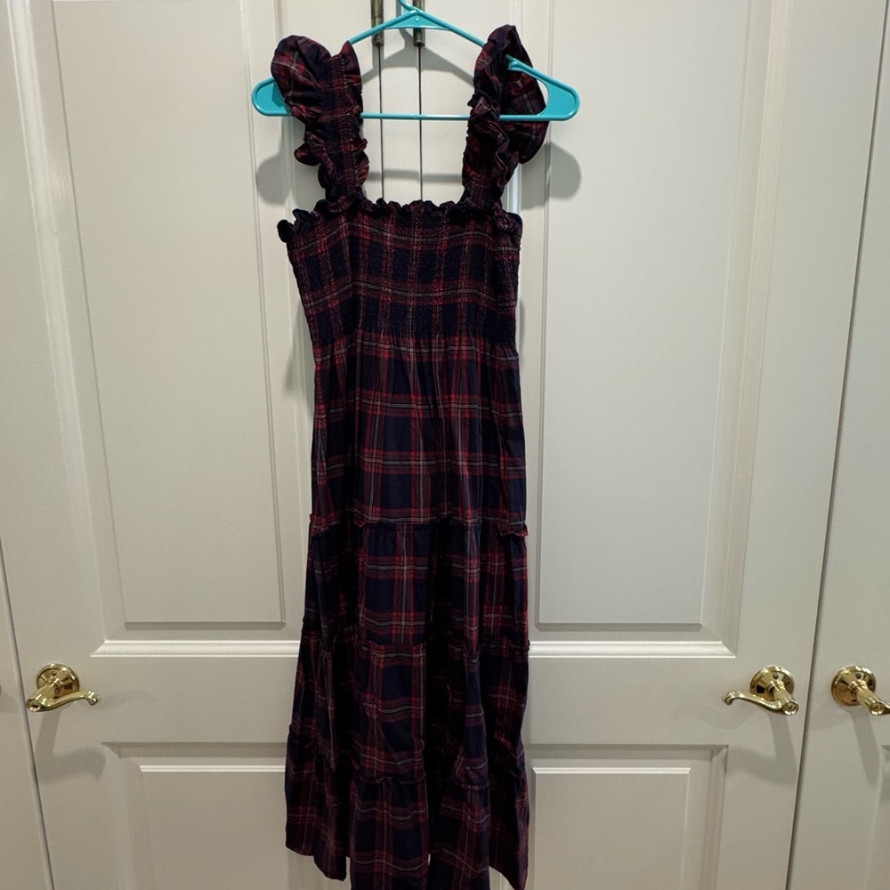 Hill House Navy Tartan Ellie Nap Dress - Picture 2 of 4